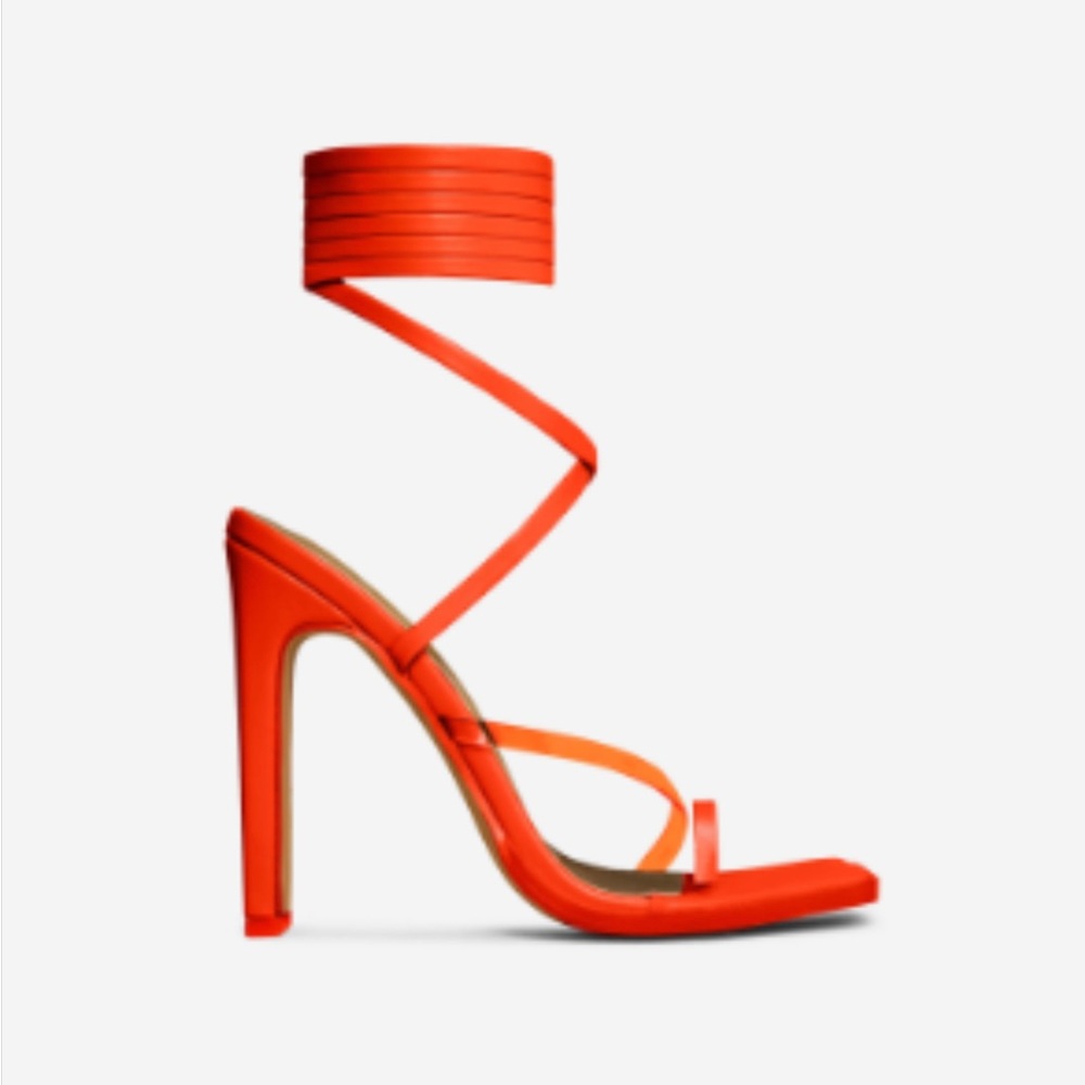 Orange Ego Heels